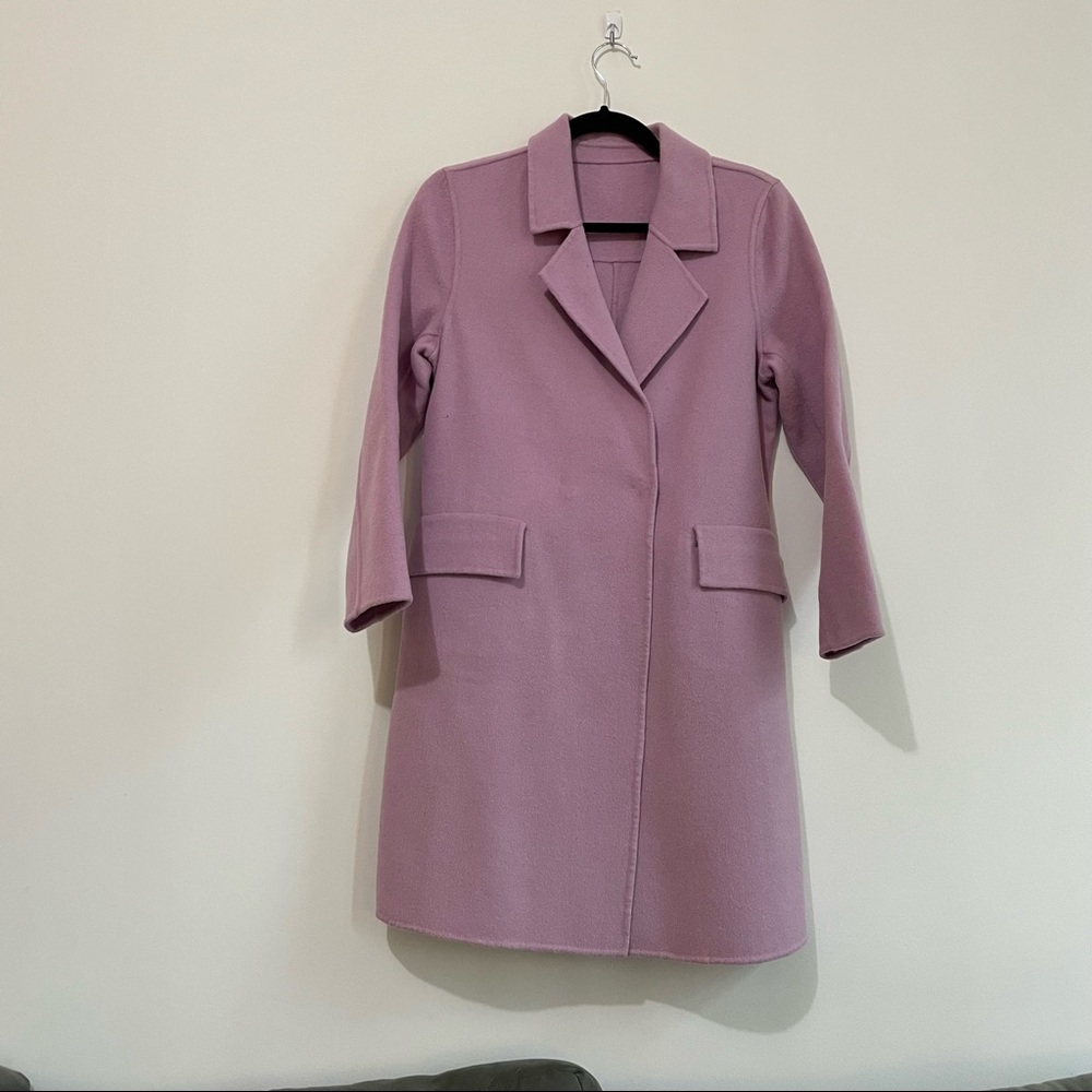Lilac Wool Coat